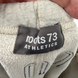 Roots 73 Athletics Grey Heathered Sweatpants Joggers‎ Logo Womens Size L thumbnail 3