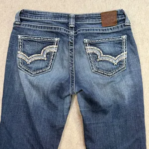 Big Star Jeans Womens 28R Hazel Curvy Fit Blue Y2K Western Indie Sleaze Low Rise thumbnail 6