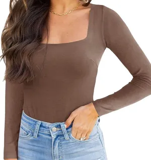 Brown Reoria Bodysuit thumbnail 1