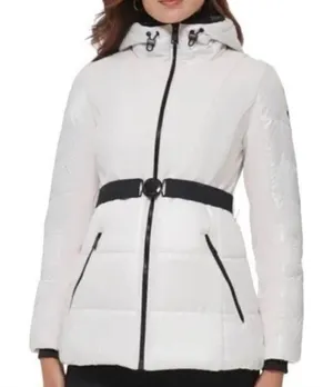 Guess White Lightweight Puffer Belted
Jacket(Size Small) thumbnail 1