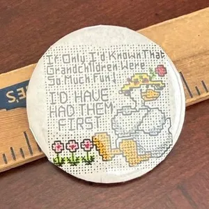 Vintage Grandma Brooch thumbnail 1