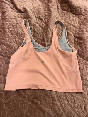 Guess Blush Pink Racerback Sports Bra Top thumbnail 2