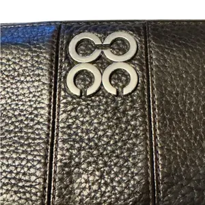 Coach Black‎ Pebbled Leather Wallet thumbnail 2