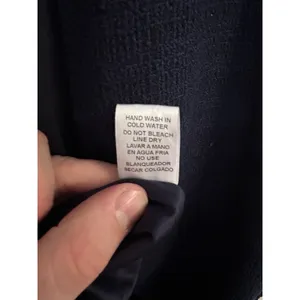 Entro Women's Sleeveless Mock Neck Dress Navy Sparkle Back Zip Size Large NWT‎ thumbnail 7
