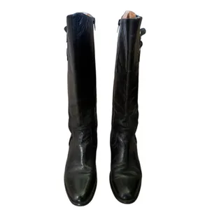 Miz Mooz Chaminade Black Leather Knee High Riding Boots Size 7.5 thumbnail 3