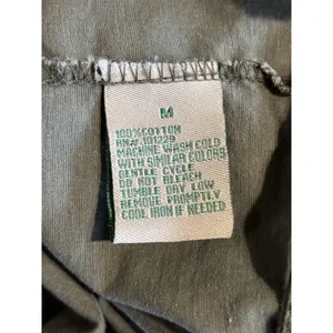 Ashley Zip/Snap Up Utility Jacket Size‎ Medium Pockets Cotton Collar Belt Loops thumbnail 6