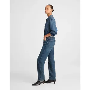 Madewell The Dean Easy Straight Jean Greendale Wash Rigid Blue US 28 NWT thumbnail 3
