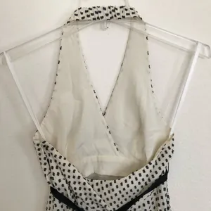 BCBGMAXAZRIA Silk polka dot halter dress - EUC!! 2 thumbnail 6