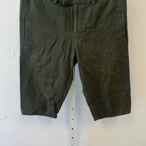 Stephan Schneider Women's Linen Blend European Dark Green Capris Pants Sz‎ 4 thumbnail 4