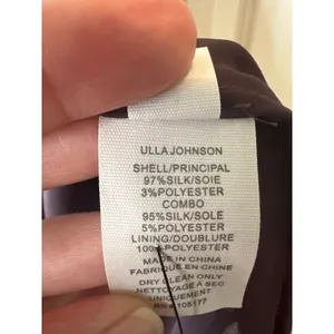 Ulla‎ Johnson Nyssa Silk Mini Dress Cocoa Burgundy Floral Size 4 thumbnail 11