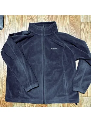 Columbia Women's Black Fleece Full Zip Coat Size 2X thumbnail 2