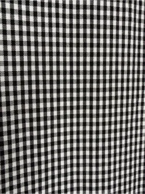 Motf Black White Gingham Blouse Top Women’s Size Large Office Business Classic thumbnail 4