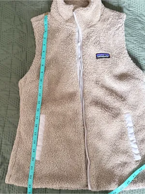 Patagonia Women’s Los Gatos Fleece Vest Cream Beige Size Medium thumbnail 8