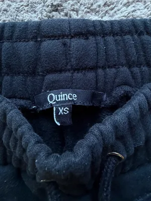 Quince organic cotton boyfriend sweats thumbnail 3