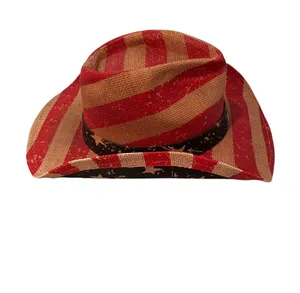 Stars n Stripes Cowboy Hat Red thumbnail 4