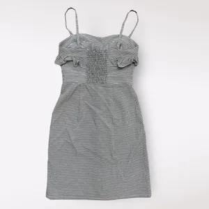 Honey Punch‎ NWOT Gingham Button-Up Short Mini Dress Size S Black White thumbnail 6