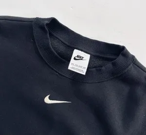 Nike Oversized Crewneck Sweatshirt Black thumbnail 8