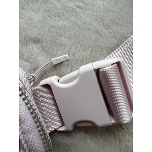 Lululemon Crossbody Belt Bag In Light Pink With Adjustable Strap & Zipper Closur thumbnail 7