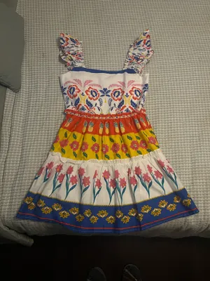 Sugarlips Olympia Floral Ruffle Tiered Mini Dress thumbnail 3