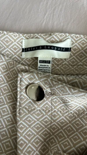 Jules & Leopold Wide leg patterned trousers thumbnail 3
