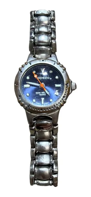 Capezio 202 Women's Stainless Steel Quartz Watch Blue Dial Silver thumbnail 1