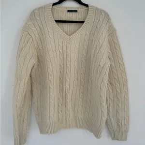 Chunky Wool Cable Knit Sweater thumbnail 1