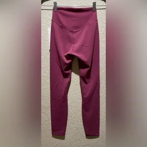 NEW Lululemon Wunder Under Smoothcover High Rise Tights Legging Mauve Size 2 thumbnail 4
