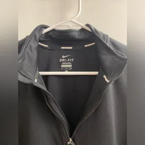 Nike Running Black Dri-Fit Athletic 1/4 Zip Pullover Womens Size S thumbnail 9