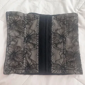 Black Strapless Top Size L thumbnail 1
