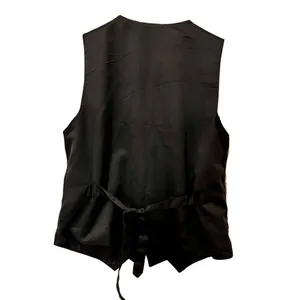 Vintage Rare Fashion Fantasy Sequin Golf Theme Vest Waistcoat Size Medium EC thumbnail 2
