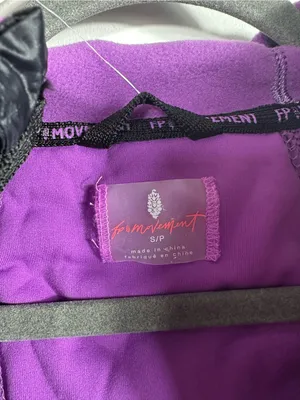 FP Movement‎ Go The Distance Fleece Jacket S Red Violet Black $198 NWT thumbnail 7