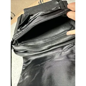 Vintage Totes‎ Shoulder Bag Purse Black 90s Pockets Zip Adjustable Travel 90s thumbnail 12