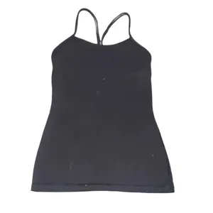 Lululemon Black Free‎ to Be Tank Top w/ Built in Bra Size 6 thumbnail 2