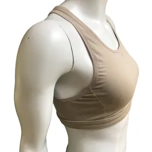 Patagonia Mesh Tan Sports Bra Women's Size Medium thumbnail 4