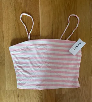 PacSun Striped Crop Top thumbnail 1