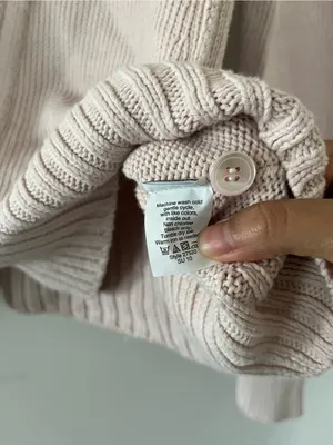 J Crew Blush Pink Asymmetrical Zip Knit Sweater Medium Minimalist Preppy thumbnail 3