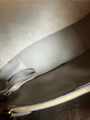 Saint Laurent YSL Le 5 à 7 Small Leather Shoulder Bag in Beige thumbnail 13