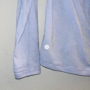 lululemon athletica Light Blue Scoop Neck Long Sleeve Top thumbnail 7