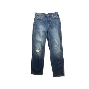 Madewell Perfect Vintage Crop Blue Jeans Women Sz 26 Distressed Classic Staple thumbnail 9