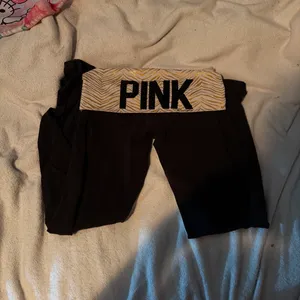 Victoria's Secret PINK Leggings Yoga Black Small thumbnail 4