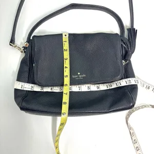 Kate Spade Miri Chester Street Black Pebbled Leather Shoulder Crossbody Bag thumbnail 9