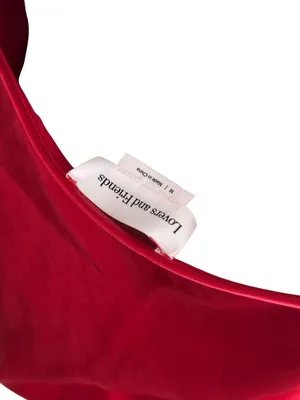 LOVERS AND FRIENDS Red Draped Tank Top Blouse Size Medium thumbnail 9