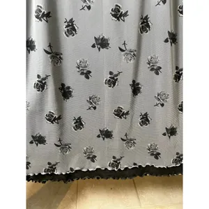 Vintage Y2K‎ Black Sheer Rose Dress Mesh Grunge Goth Large Indie Dark Romance thumbnail 7