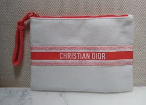 Christian Dior Terry Fabric Clutch Pouch Wristlet New No Tag thumbnail 1