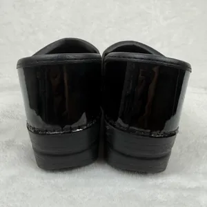 Dansko Professional Black‎ Patent Leather Clogs Womens 39 Nursing Work Shoes thumbnail 5