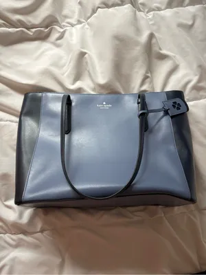 kate spade Navy and Blue Colorblock Tote with Matching Wallet thumbnail 2