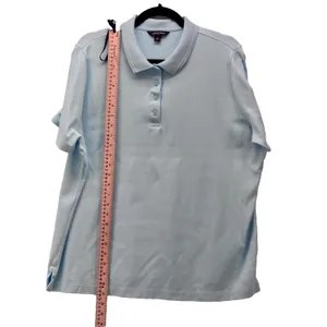 Lands End Womens Polo Shirt‎ Size 1X Everyday Essential Travel Athleisure thumbnail 13