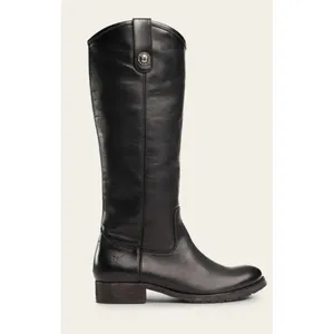 Frye Melissa Double Sole Button Lug Tall Leather Boot Women's Black Size 6 thumbnail 11
