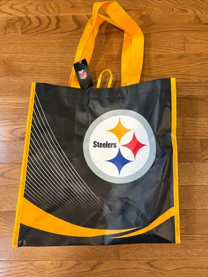 NFL | NWT Steelers Flat Bottomed Reusable Bag OS One Size thumbnail 1