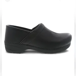 Dansko Black Slip-On Clogs thumbnail 3